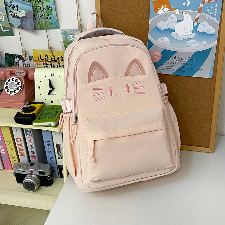 Whimsical Cat-Themed Backpack