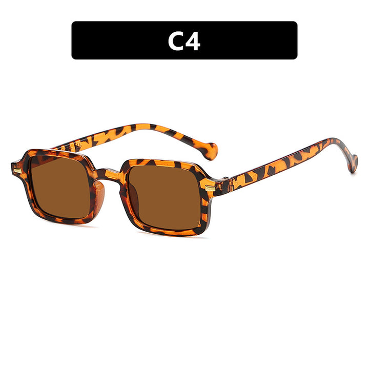 Ladies exclusive square sunglasses with elegant metal frame and UV protection Bowlift