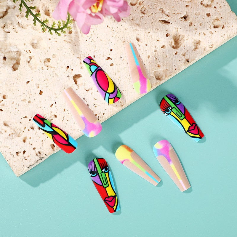 Creative artificial nails in playful design Bowlift