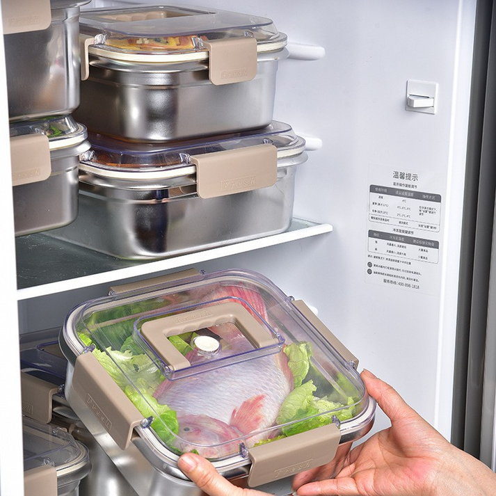 BowLift | Portable Stainless Steel Food Storage Container 1600ml