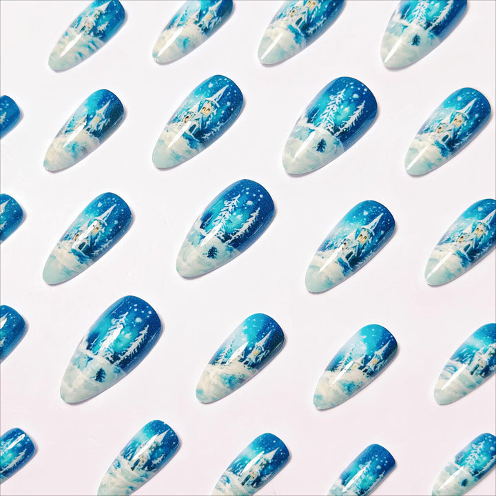 Winter Nail Art Design Bowlift