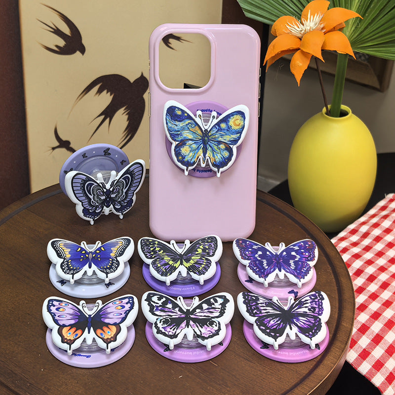 Butterfly-Themed Phone Grip Bowlift