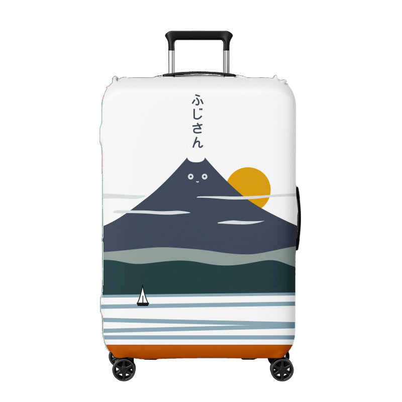 Women Suitcase Cover with Floral Patterns Bowlift