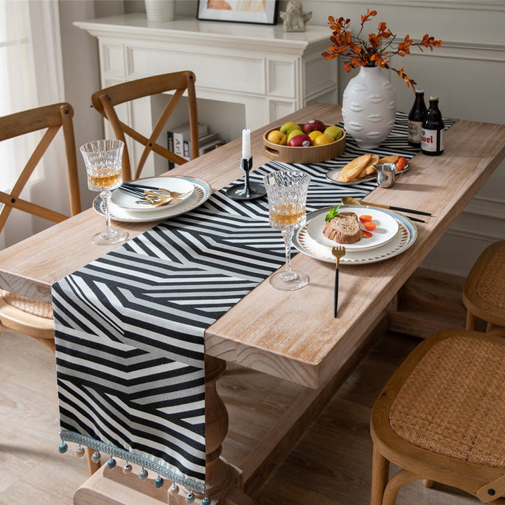 Modern Geometric Table Runner