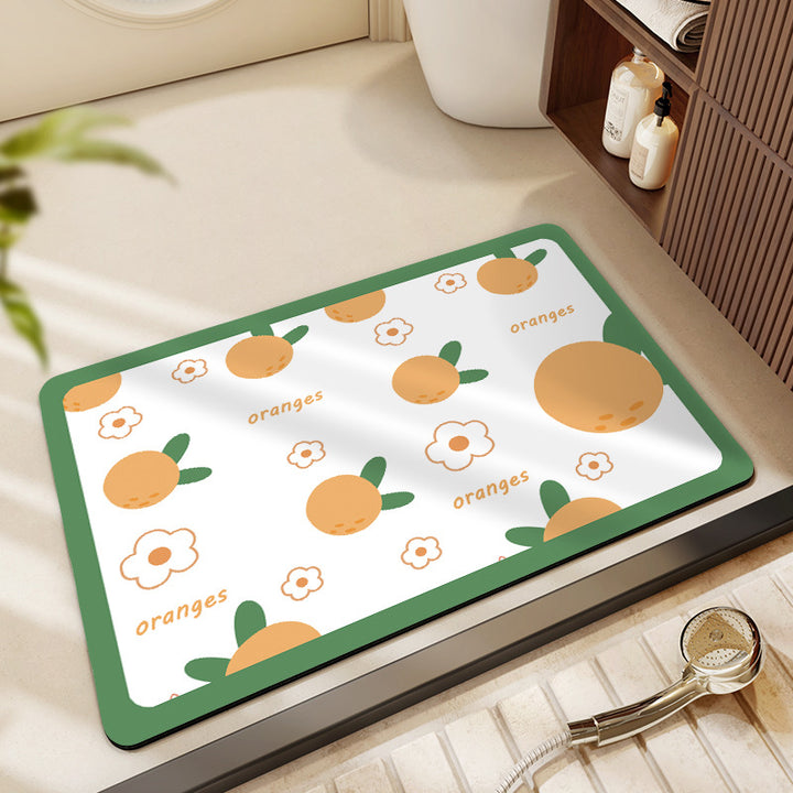 Decorative Honeycomb Bath Mat Bowlift