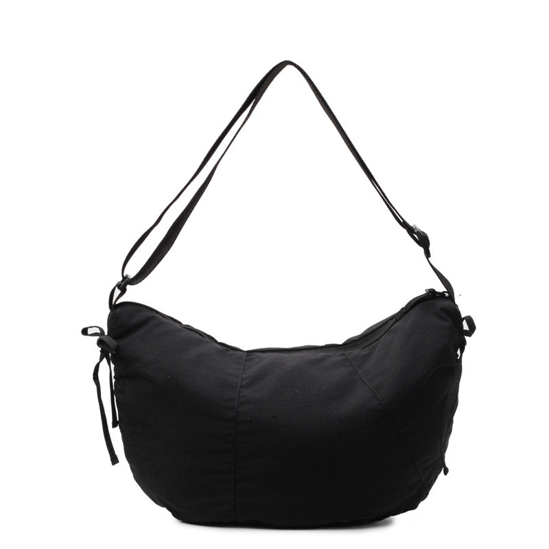 Casual Soft Fabric Hobo Bag Bowlift