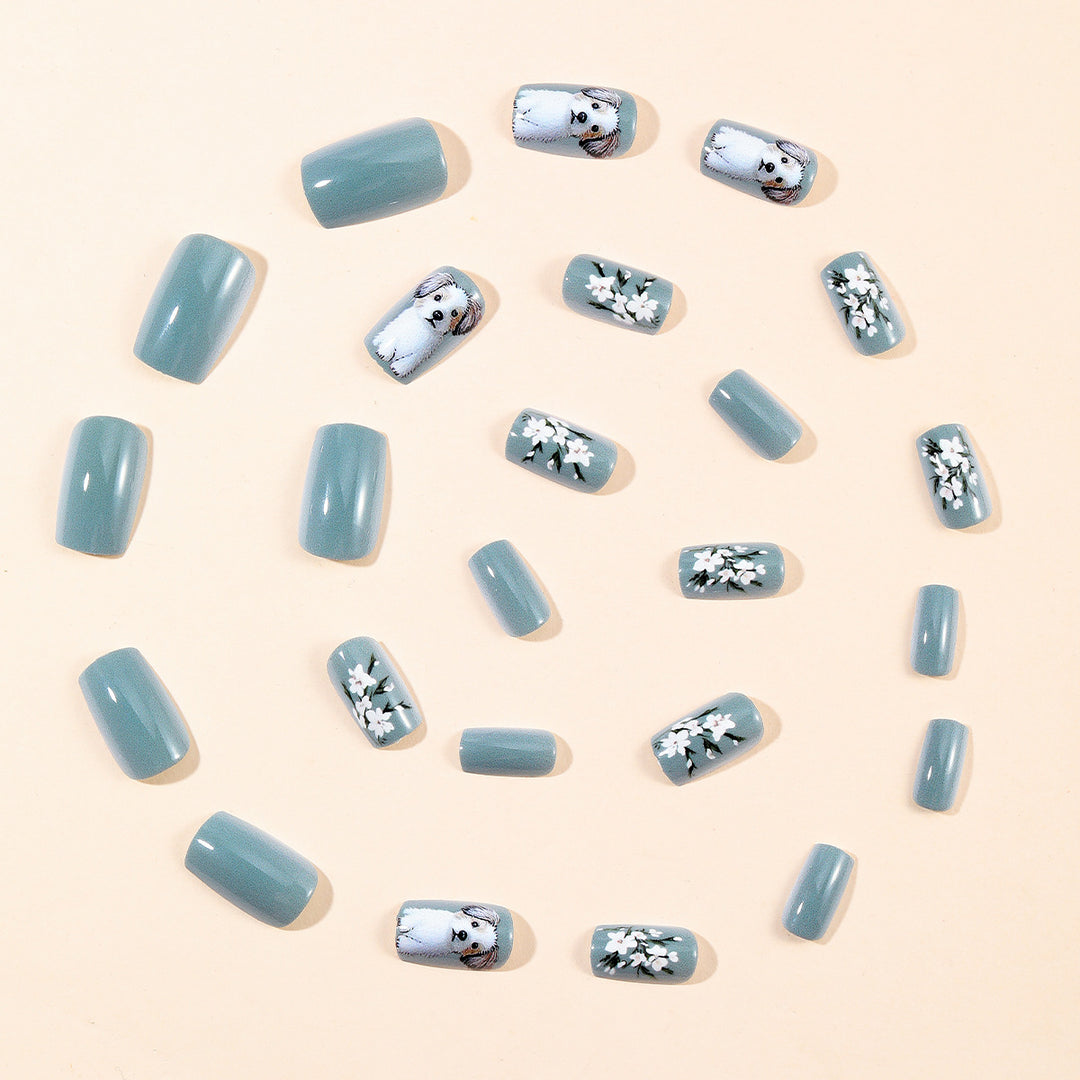 Artistic Pet-Themed Nail Art Bowlift