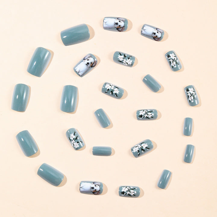 Artistic Pet-Themed Nail Art Bowlift