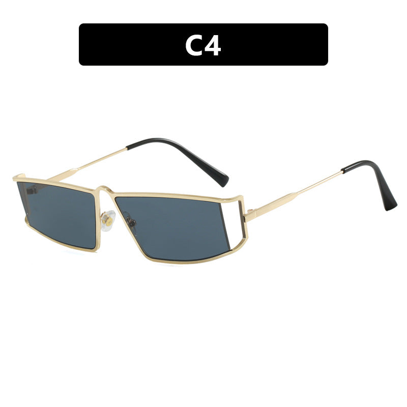 Ladies trendy sunglasses in a futuristic design with square lenses Bowlift