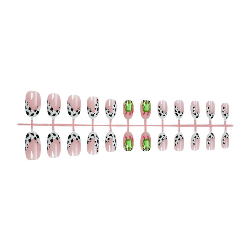 Artistic Animal-Themed Press-On Nail Set Bowlift