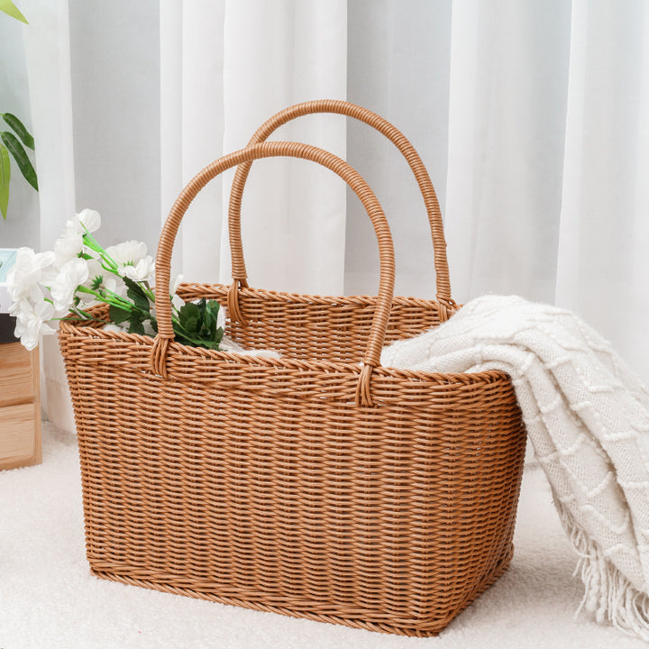 Woven Storage Basket Bowlift