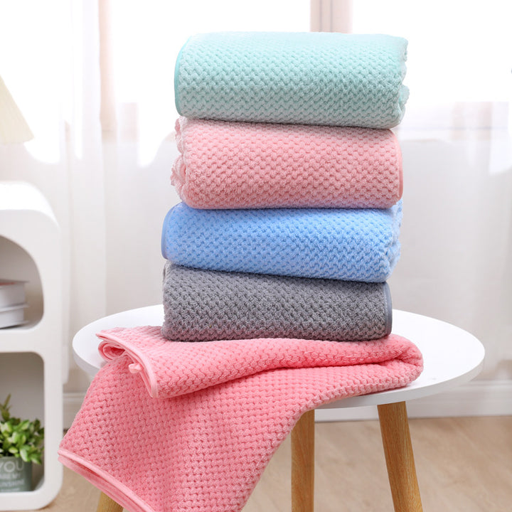 Waffle Weave Lightweight Absorbent Bath Towel Bowlift