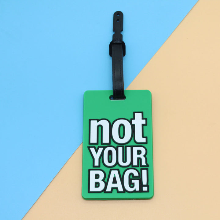 Unisex Luggage Tag with Custom Message Bowlift