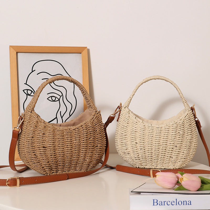 Handbag Made of High-Quality Natural Material Bowlift