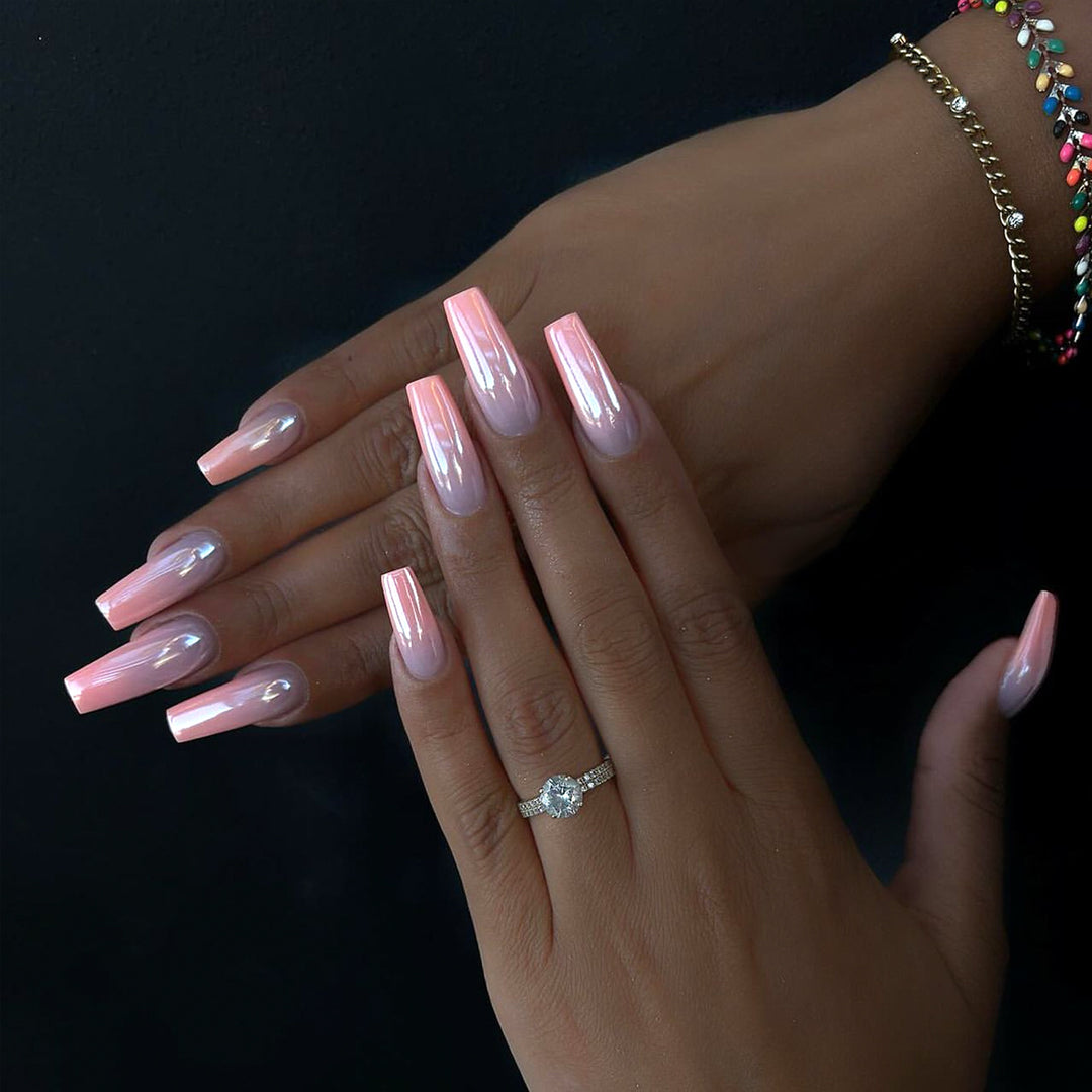 Elegant Acrylic Press-On Nail Extensions Bowlift