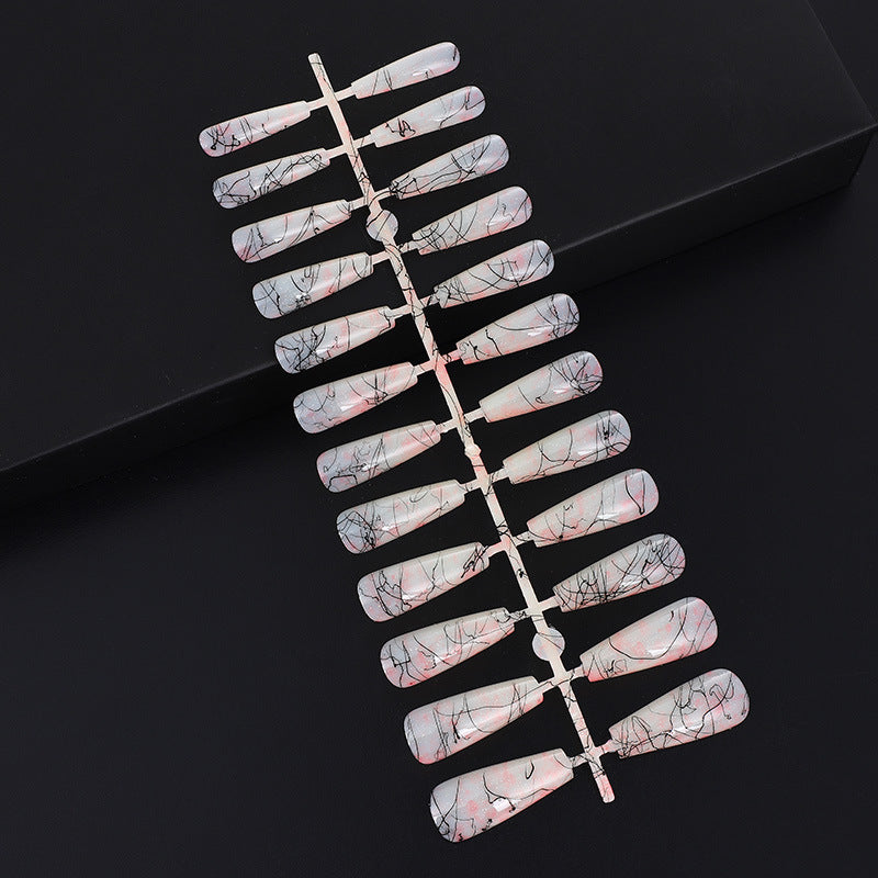 Creative nail art with blood splatter design Bowlift