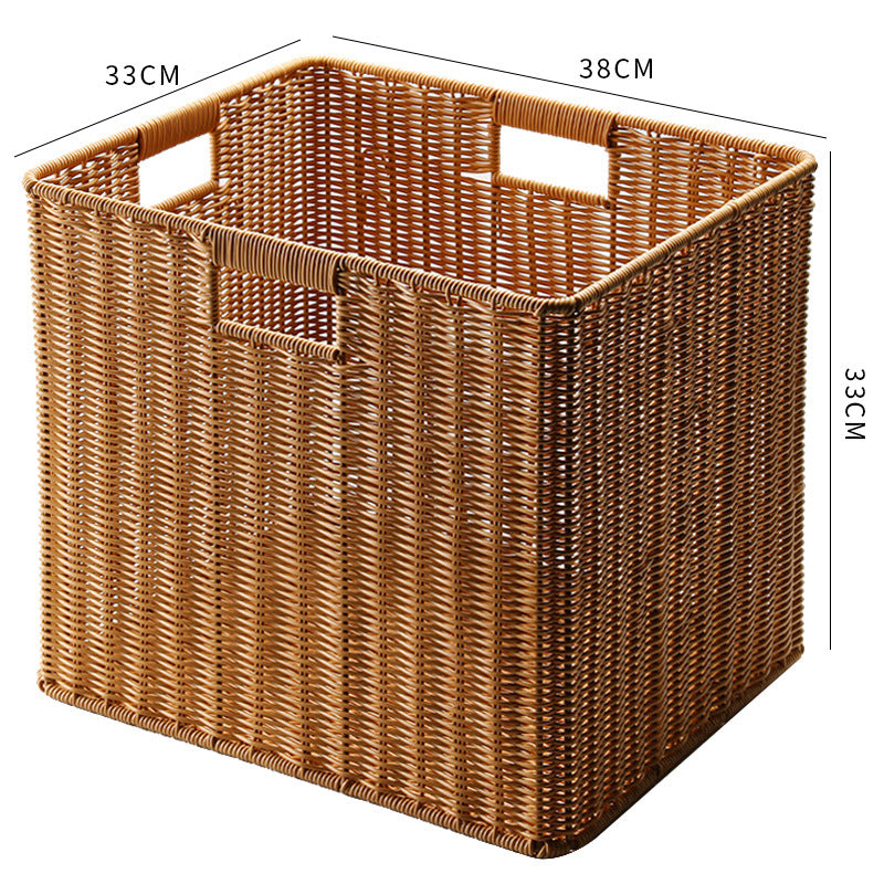 Unisex Spacious Storage Basket made of Woven Natural Material Bowlift