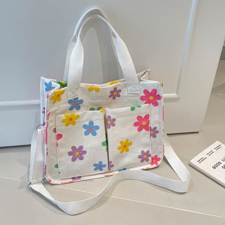 WoFloral Print Utility Handbag Bowlift