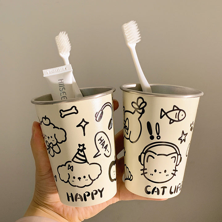 Playful paper cup with cheerful animal design Bowlift