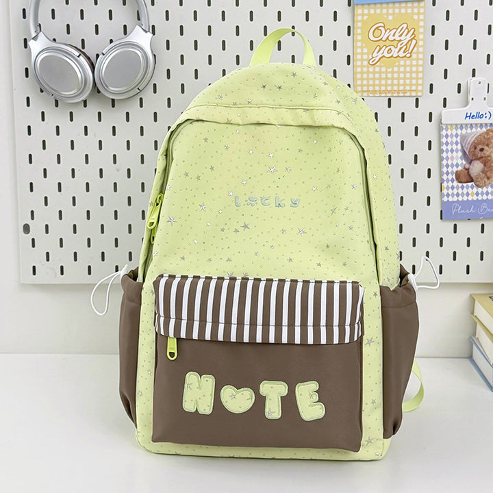 Playful Star Print Backpack