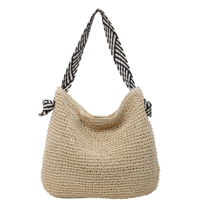 Handcrafted shoulder bag with unique weaving pattern Bowlift