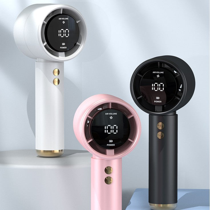 Unisex compact cordless travel hair dryer with digital display and ion function Bowlift