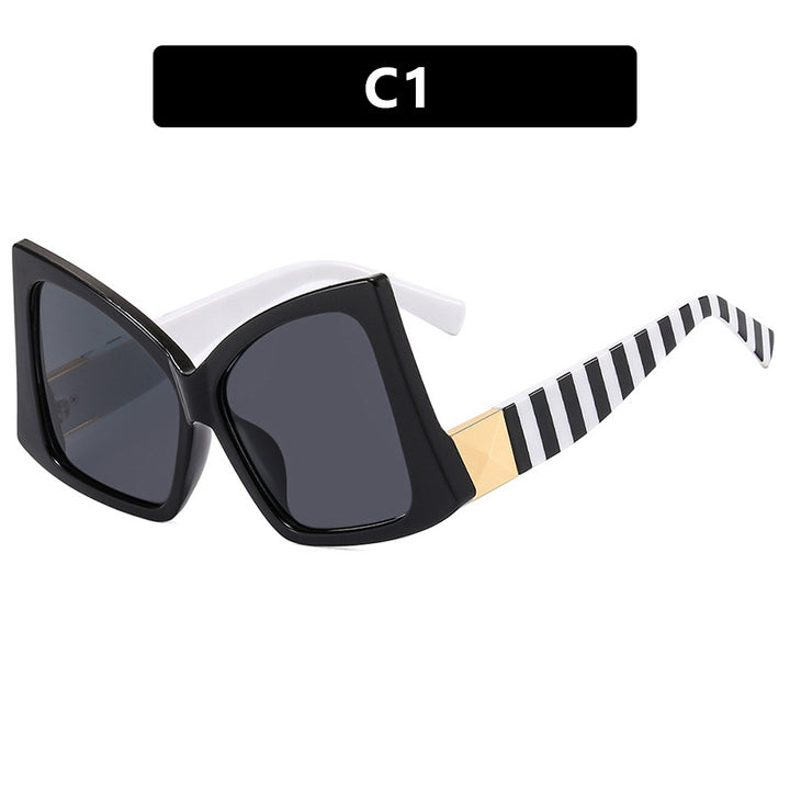 Women's oversized sunglasses with elegant square frame and protective UV protection Bowlift
