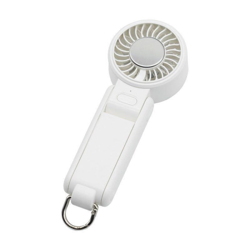 Ladies portable mini hand fan with keychain Bowlift