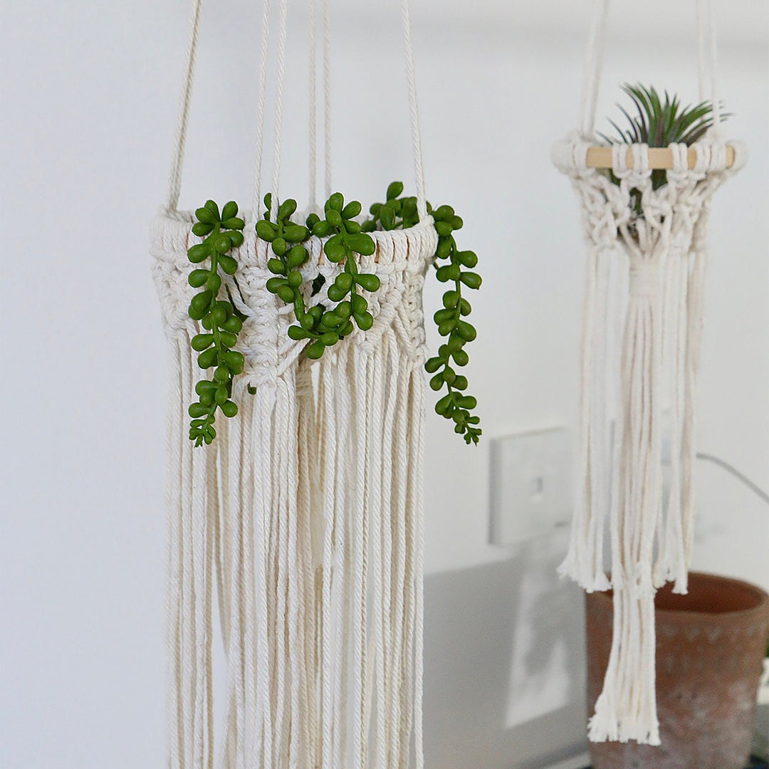Hanging Macrame Planter Bowlift
