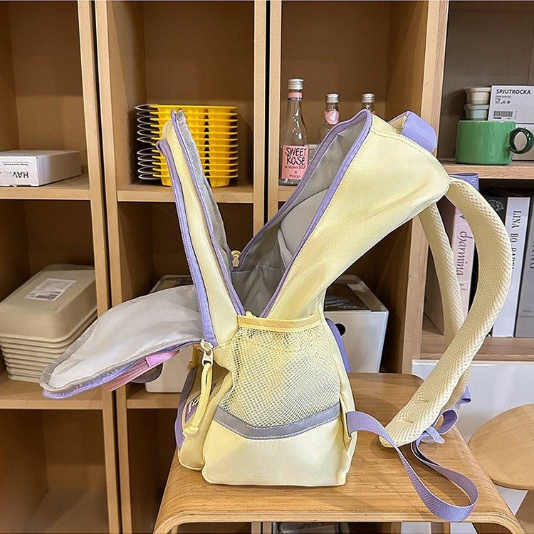 Children's backpack with playful animal motif and versatile compartments Bowlift