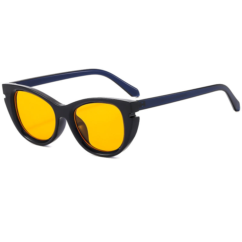 Women's Cat-Eye Sunglasses with Durable Plastic Frame Bowlift