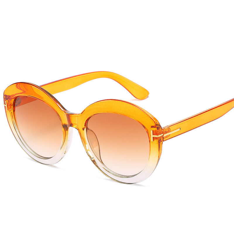 Oversized Gradient Lens Sunglasses Bowlift