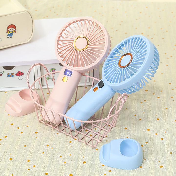 Women's Portable Hand Fan with Energy-Efficient USB Charging Function Bowlift