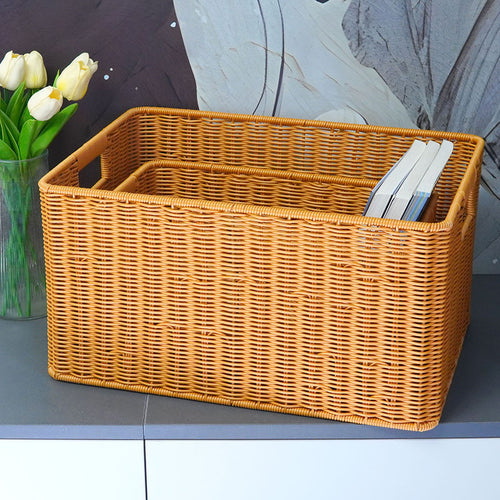 Ladies multi-purpose basket made of woven material Bowlift