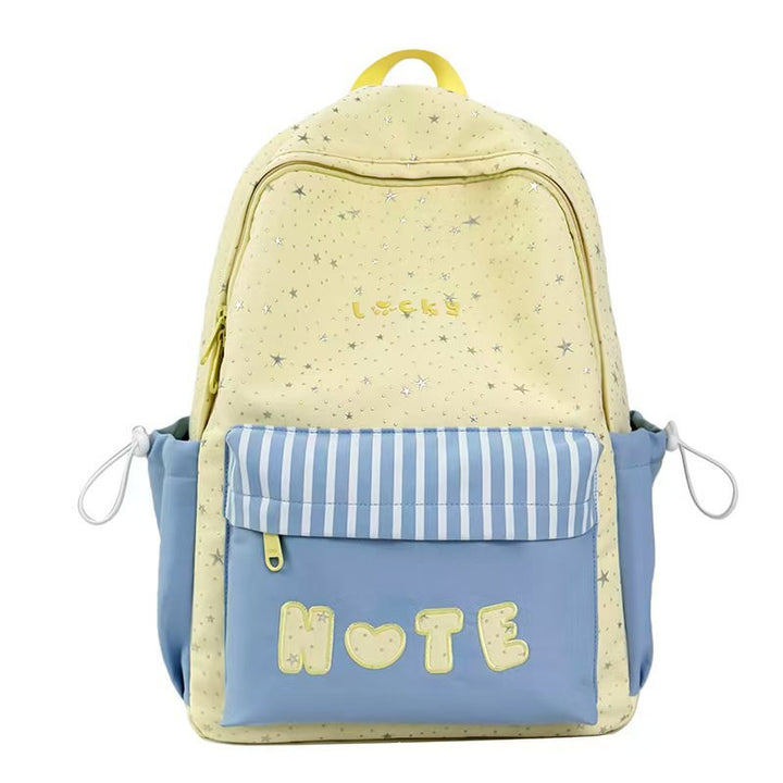 Starry-Themed Casual Backpack Bowlift