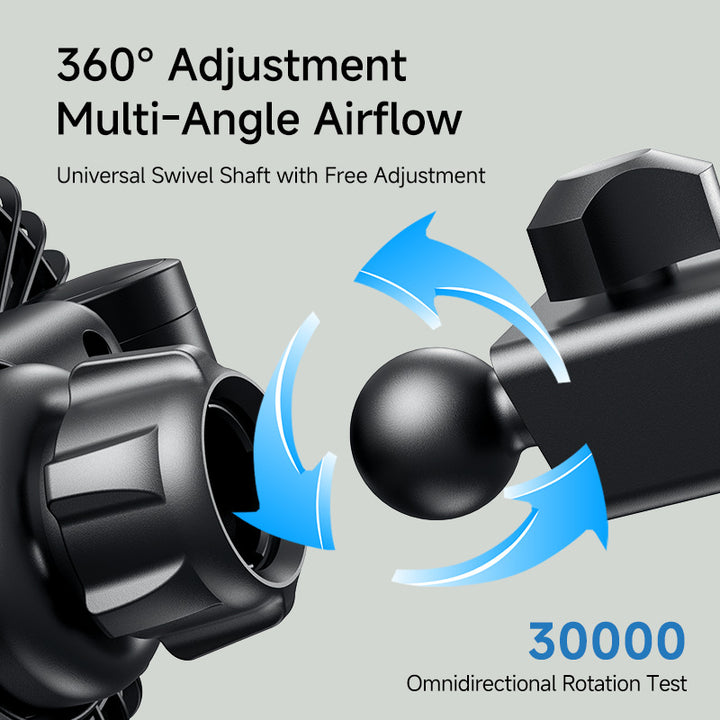 Unisex Dual-Head Rotating Clip-On Fan Bowlift