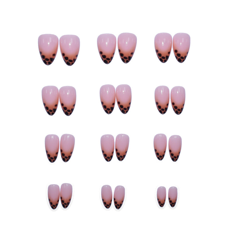 Elegant Press-On Nails with Animal Accents Bowlift