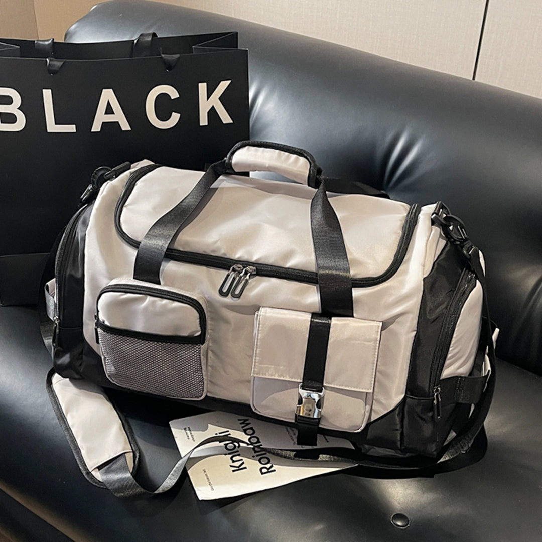 Sporty multifunctional travel bag with external pocket Bowlift