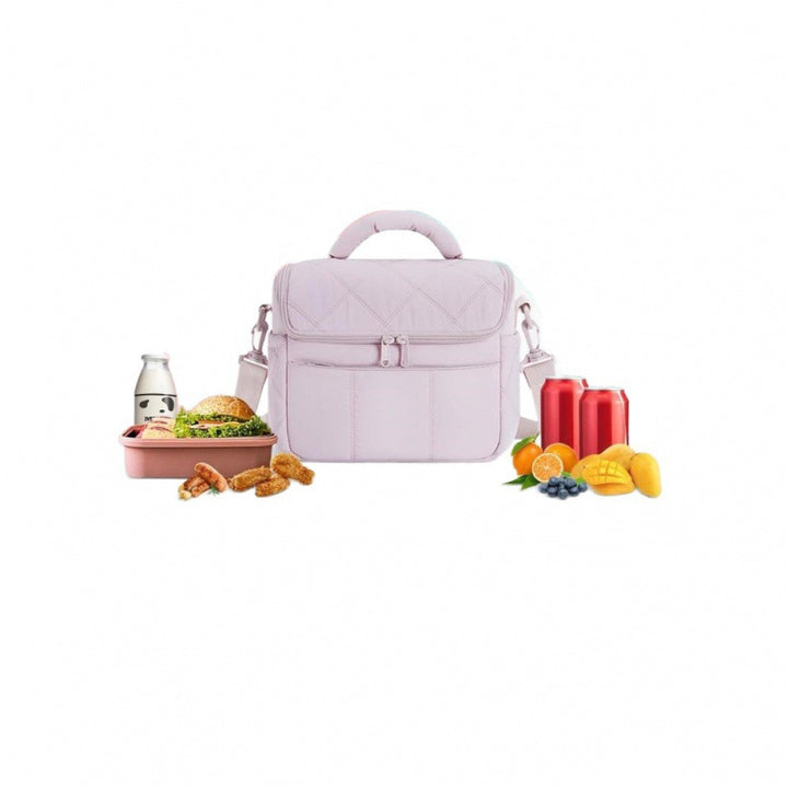 Quilted Multi-Pocket Insulated Lunch Bag Bowlift