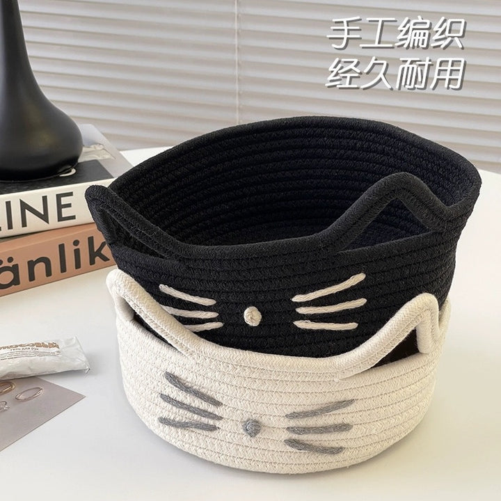 Women Playful Storage Basket in Cat Design Bowlift