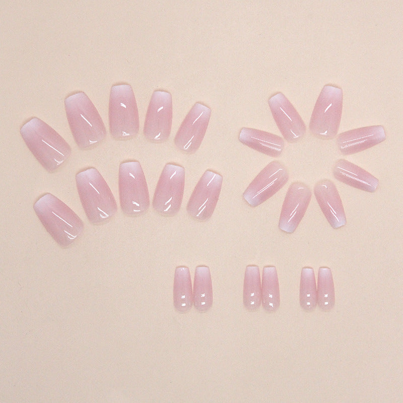 Elegant Square Tip Press-On Nail Extensions Bowlift
