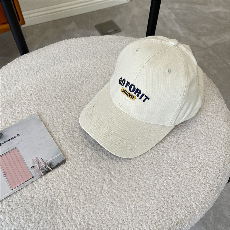Women's Casual Cotton Adjustable Baseball Cap Bowlift
