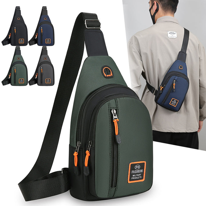 Military-Inspired Versatile Sling Bag Bowlift