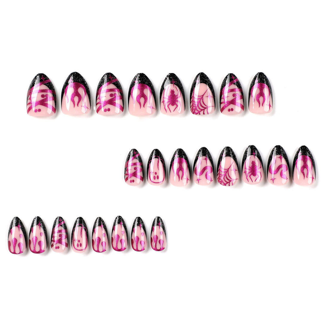 Artful Halloween nail art with a sparkling finish Bowlift
