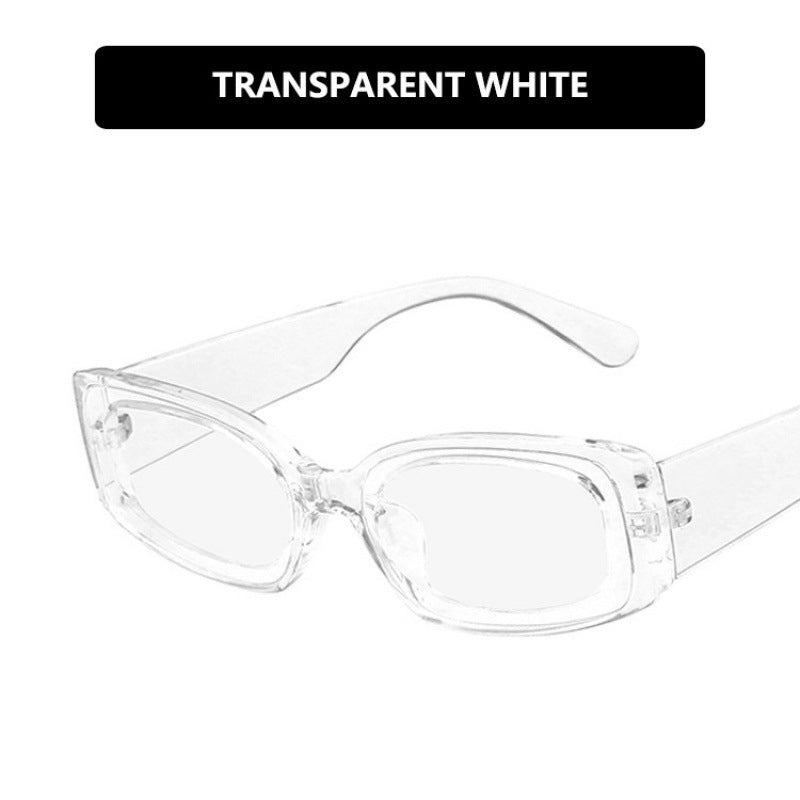 Ladies fashionable transparent sunglasses with square design Bowlift