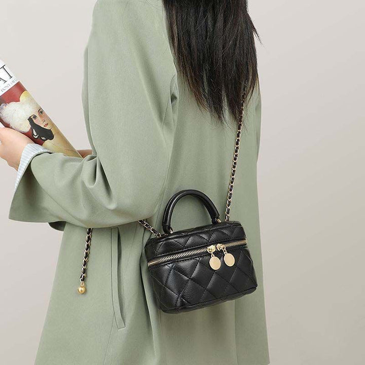 Quilted Mini Chain Handbag Bowlift