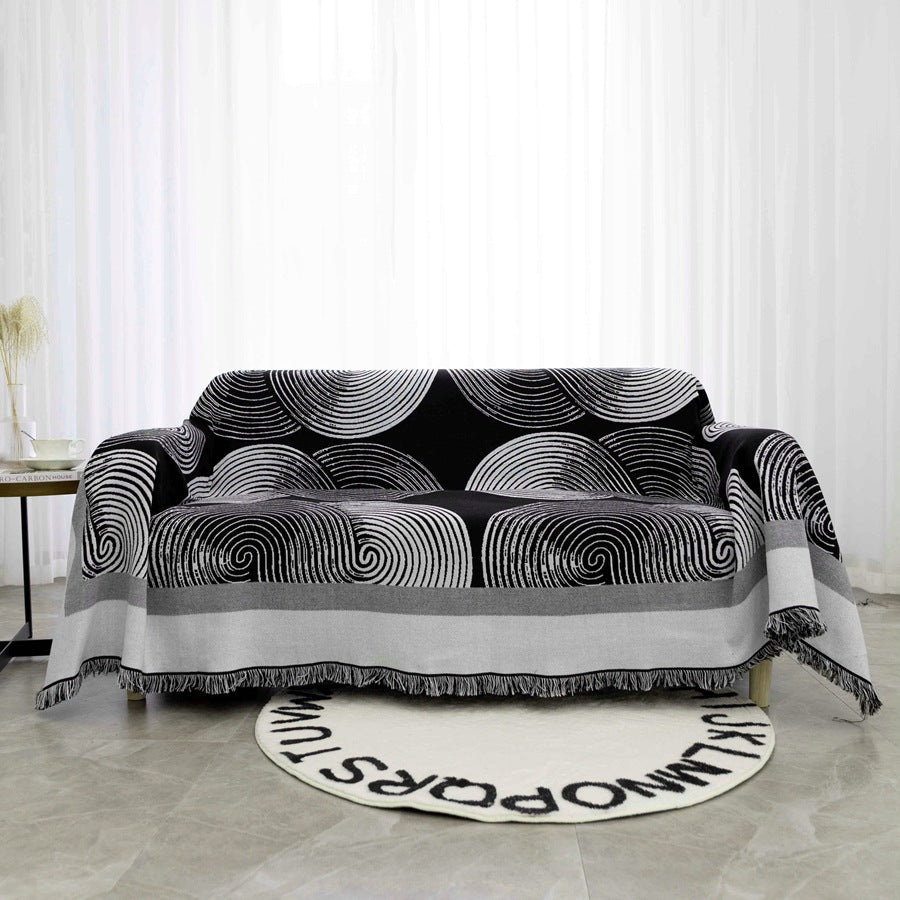 Artistic Abstract Pattern Throw Blanket