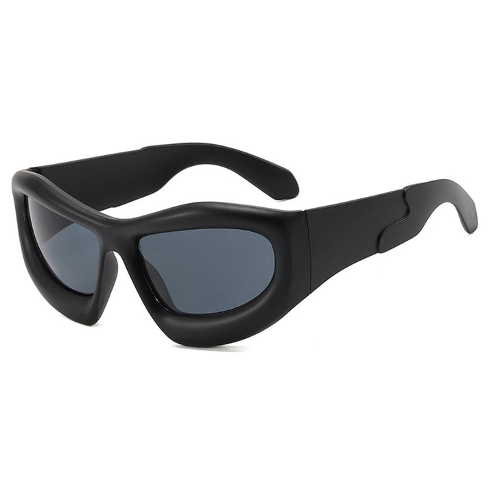 Women's sporty sunglasses with protective UV filter and thick frame Bowlift