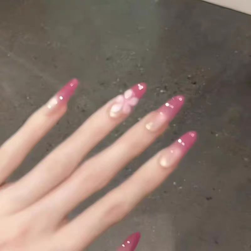 Premium Artistic Ombre Nail Extensions Bowlift