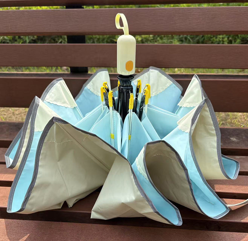 Women's sunshade with unique wave shape Bowlift